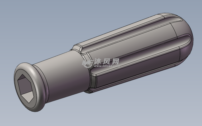 螺丝刀手柄三维模型
