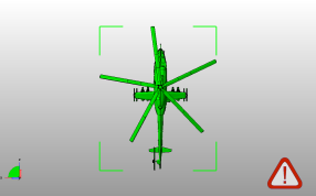 24A战斗机俯视图
