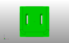 遥控器盒俯视图