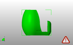 笔记本脚架侧视图