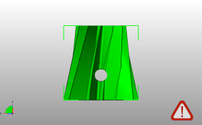 齿轮笔筒模型侧视图