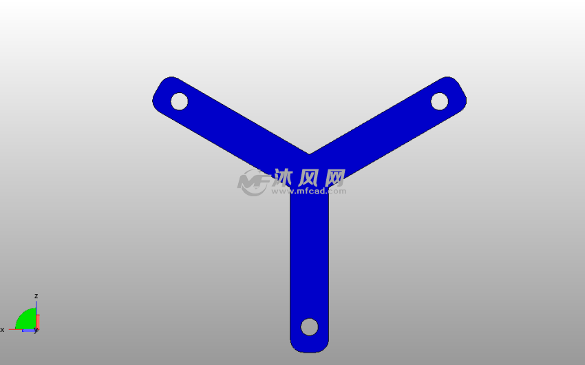 行星齿轮支架俯视图