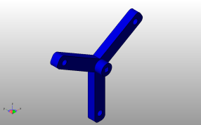 行星齿轮支架斜视图