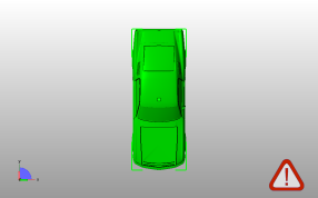 福特野马车俯视图