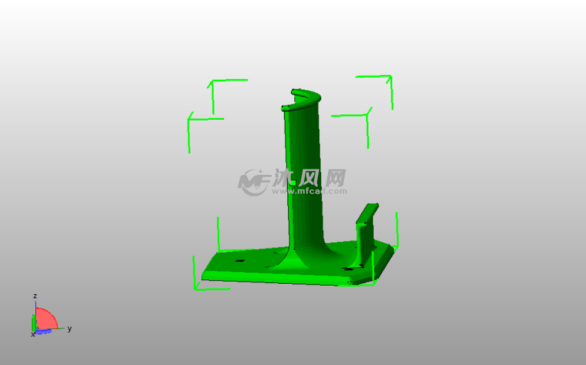 挂壁耳机架挂壁耳机架侧视图