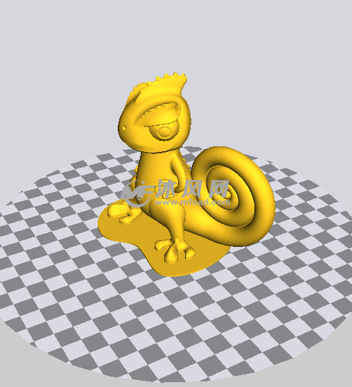 变色龙模型整体图