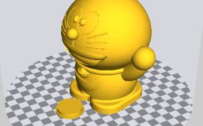 多啦A梦储钱罐stl模型