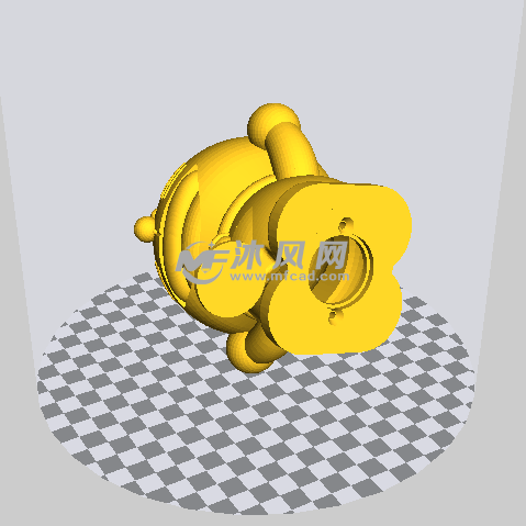 多啦A梦储钱罐stl模型