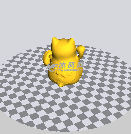 麦田招财猫背面结构