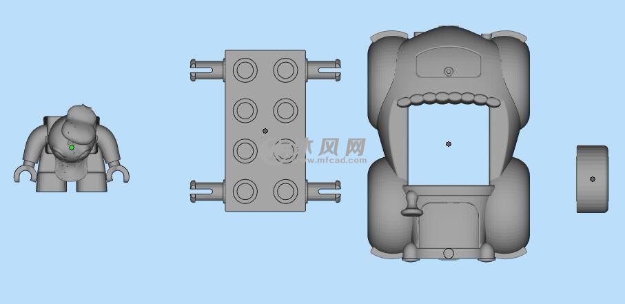 玩具车三维设计
