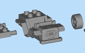 玩具吉普车零件图