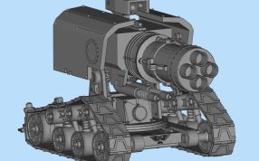 玩具坦克三维模型