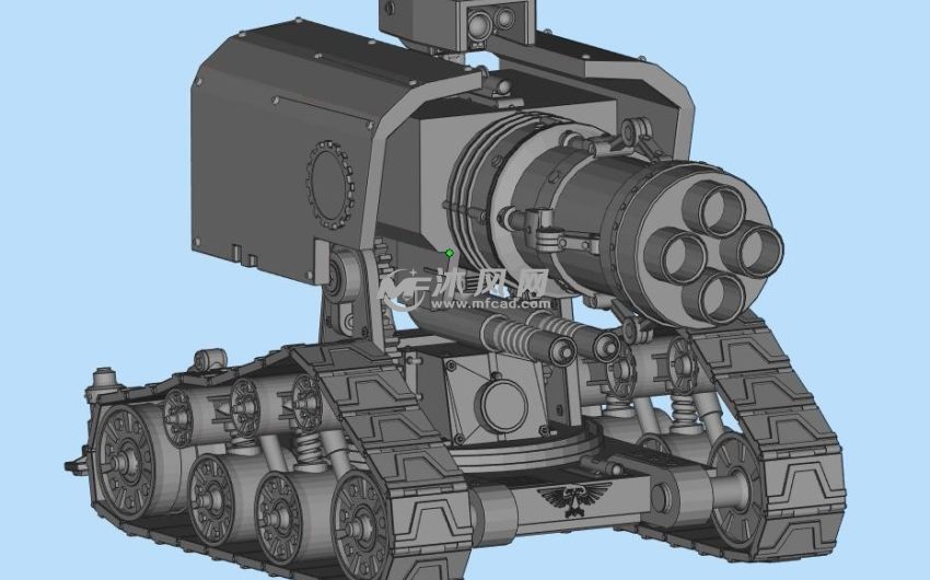 玩具坦克三维模型