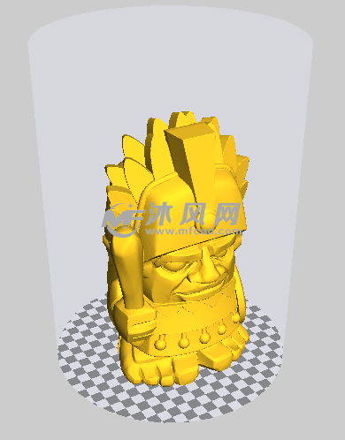 印第安人大头人偶整体结构