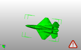 黑寡妇战斗机俯视图
