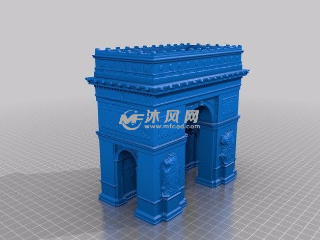 凯旋门斜视图