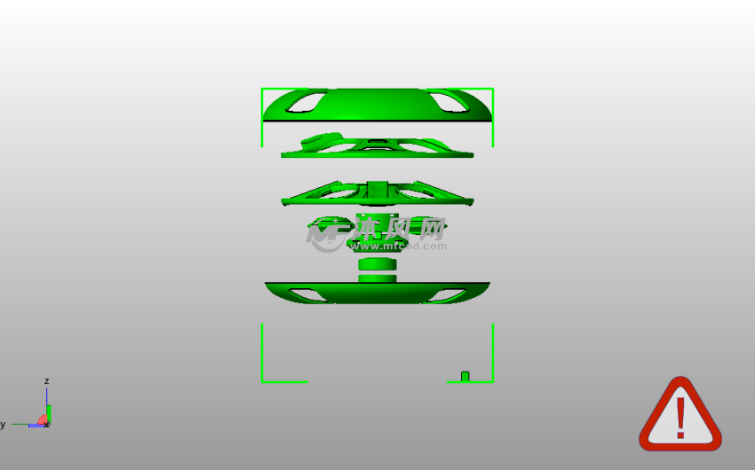 外星人飞船主视图