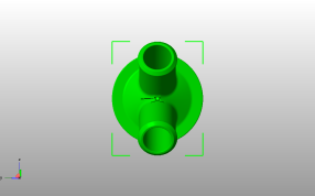 三通管道主视图