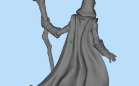 巫师人物三维设计