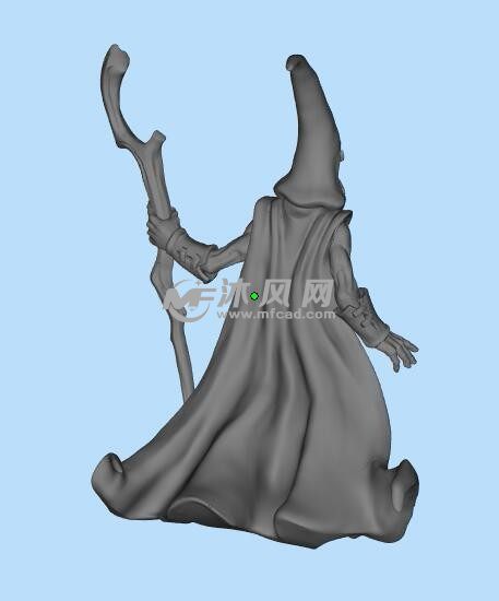 巫师人物三维设计