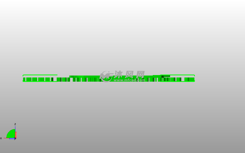 小猫书签侧视图