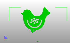 小鸟书签主视图