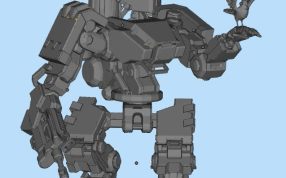 壁垒三维模型设计