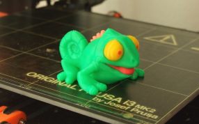 3d打印变色龙实物