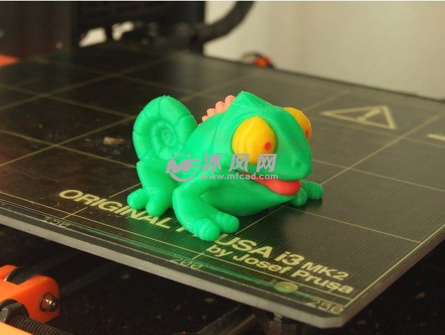 3d打印变色龙实物