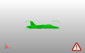 YF-17战斗机侧视图