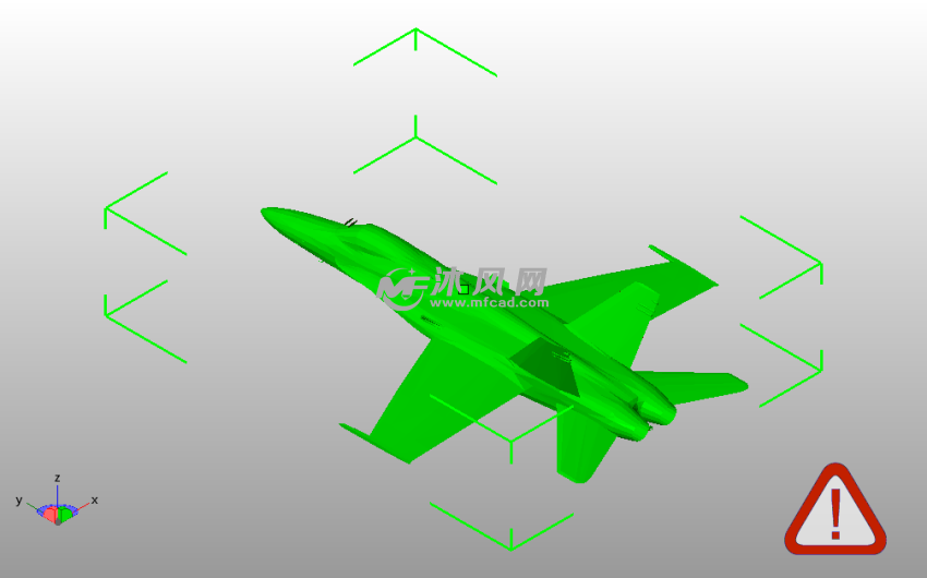 YF-17战斗机斜视图