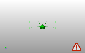 YF-17战斗机后视图