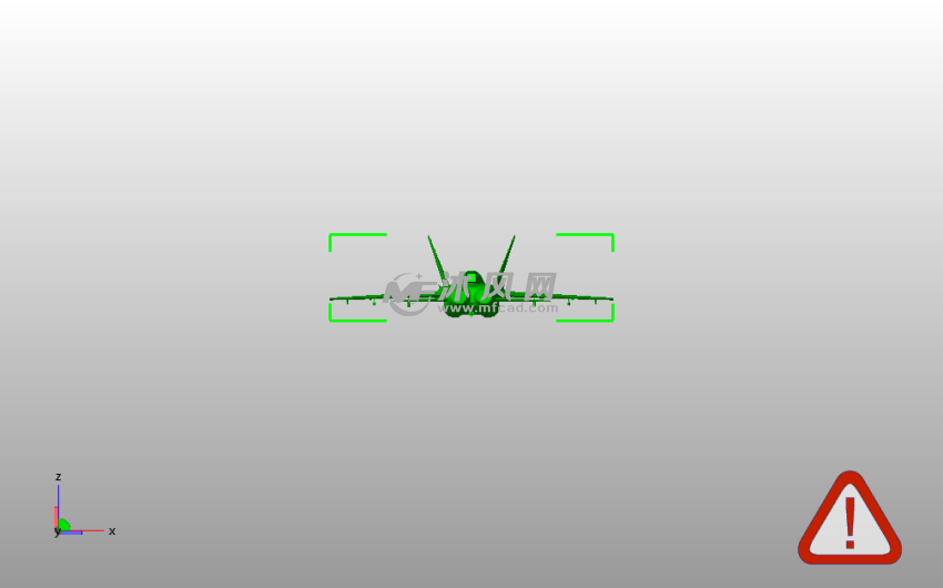 YF-17战斗机后视图