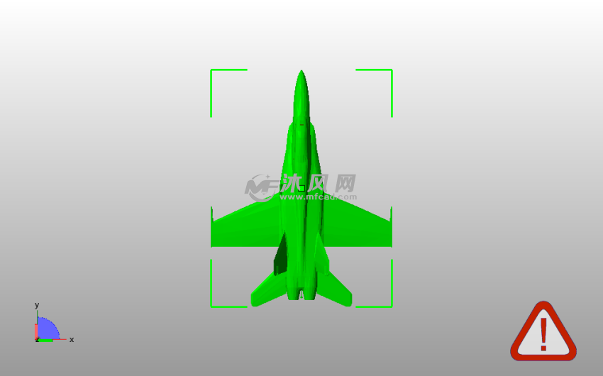 YF-17战斗机俯视图