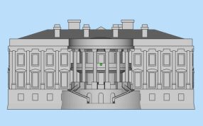 3d打印白宫模型