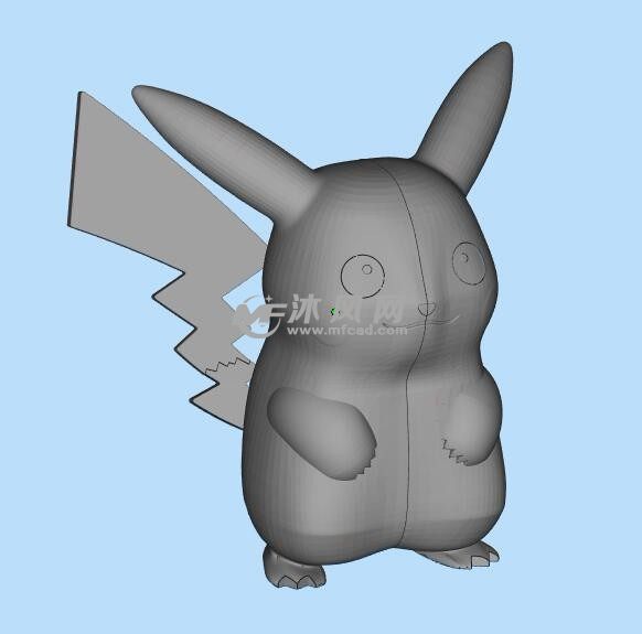 比卡丘三维设计