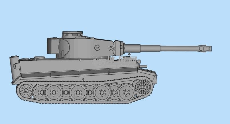 3d打印战车模型