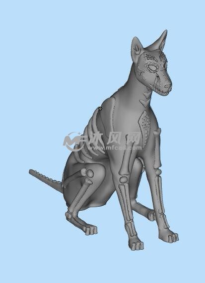 地狱恶犬三维模型