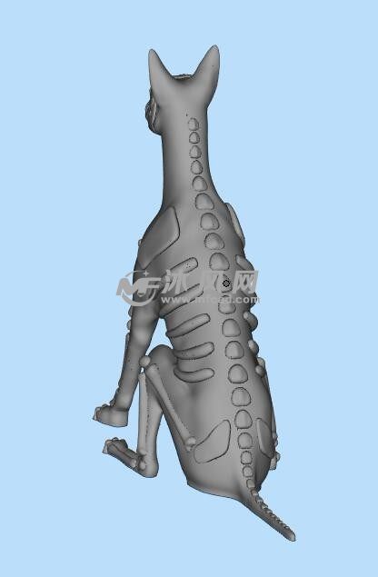 狗三维设计模型