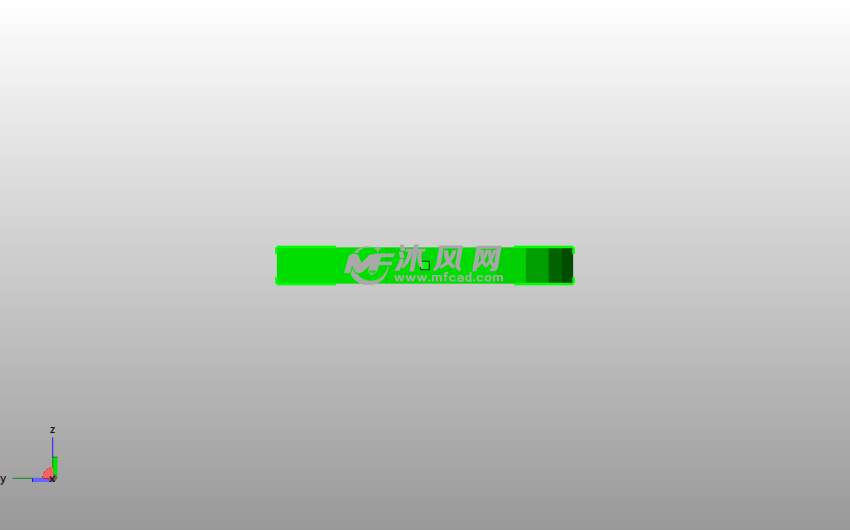 NIKE带文字LOGO侧视图