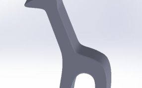 长颈鹿3D模型