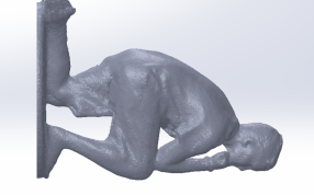 人物肖像左视图