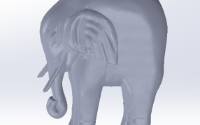大象雕像结构
