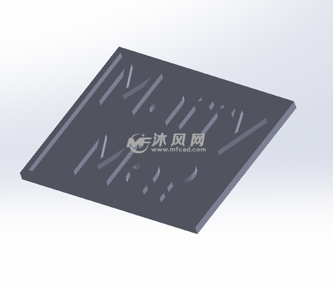 戒指盒子盖模型