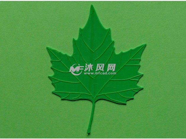  枫叶书签实物图