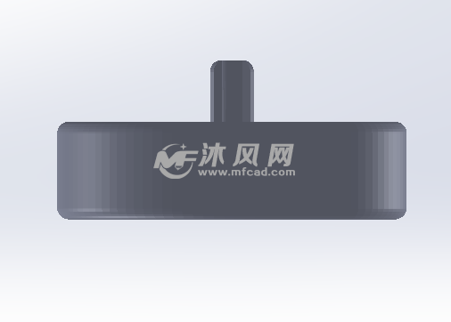 放在水瓶上的相机支架俯视图