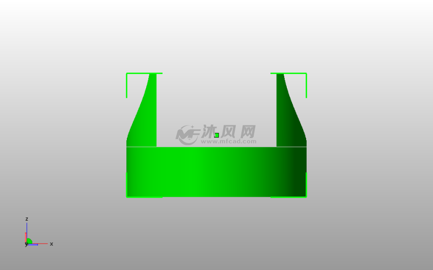 浮雕烛台架子主视图