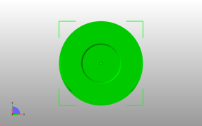 浮雕烛台架子俯视图