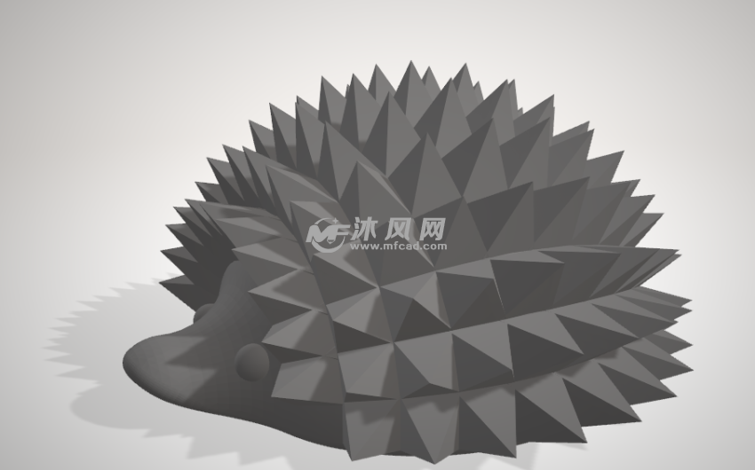 爱说话的刺猬侧面