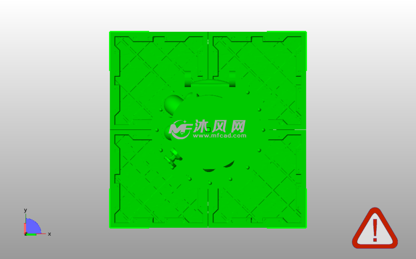 核电厂管道俯视图